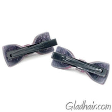 Load image into Gallery viewer, Bow Style Acrylic on Metal Beak Clip - Pair