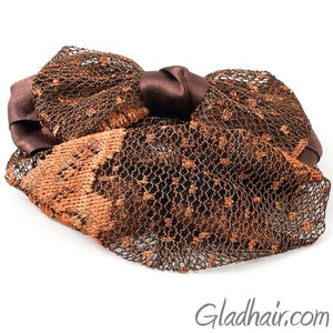 Bow Style Barrette with a Net