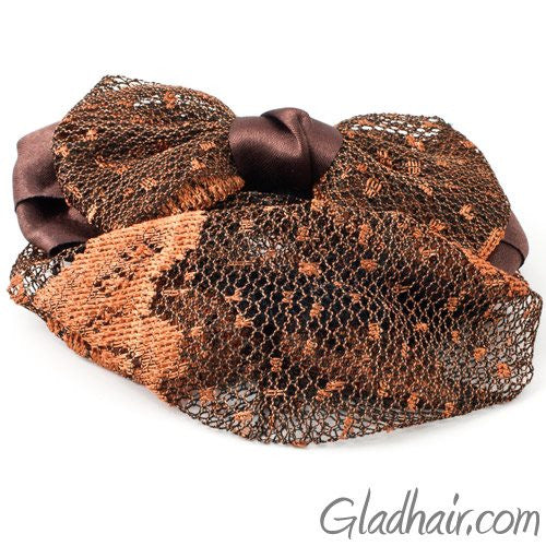 Bow Style Barrette with a Net