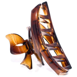 Bow Tie Cover Tortoise Shell Hair Claw 
