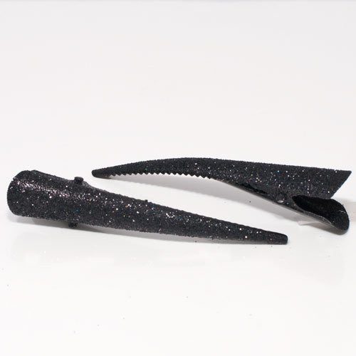 Bright Colored Glitter Beak Clips - Pair