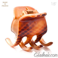Load image into Gallery viewer, French Small Plastic Snake Skin Print Lace Hair Claw