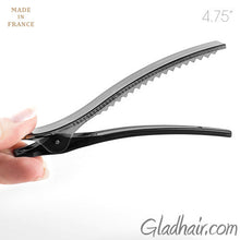 Load image into Gallery viewer, French Black Plastic Salon Beak Clip - 1 piece
