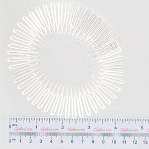 Flexi Clear Comb Headband (made in France) - 1 piece