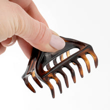 Load image into Gallery viewer, French Tortoise Plastic Open Hair Claw