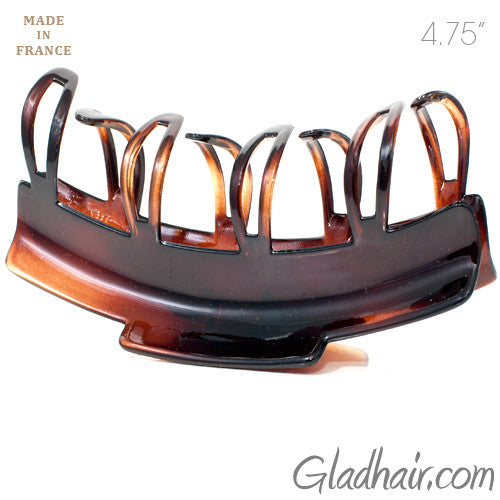 French Patented Design Skip Teeth Plastic Hair Claw