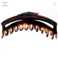 Load image into Gallery viewer, Extra Large Patented French Tortoise Plastic Hair Claw
