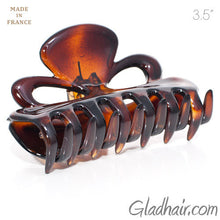 Load image into Gallery viewer, French Medium Tortoise Plastic Maxi Fashion Hair Claw