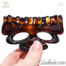 Load image into Gallery viewer, French Medium Tortoise Plastic Maxi Fashion Hair Claw