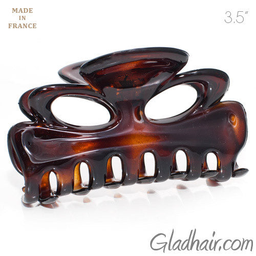 French Medium Tortoise Plastic Maxi Fashion Hair Claw