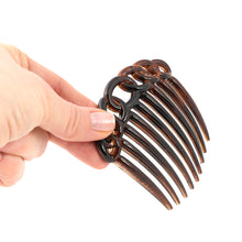 Load image into Gallery viewer, French Chain Tortoise Plastic Comb