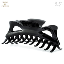 Load image into Gallery viewer, Extra Large French Plastic Black Hair Claw
