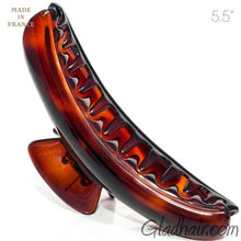 Load image into Gallery viewer, French Extra Large Tortoise Curved Hump Hair Claw