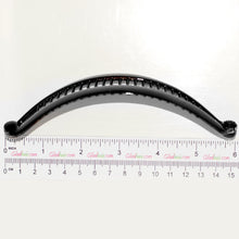 Load image into Gallery viewer, Large French Black Banana Clip With Ball Closure