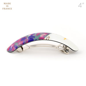 French Colored Pattern Barrette
