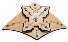 Load image into Gallery viewer, Cream Automatic Ponytail Holder with Crystal Rhinestones