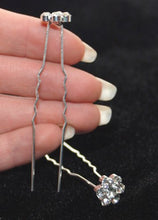 Load image into Gallery viewer, Daisy Crystal Hair Pins - Pair