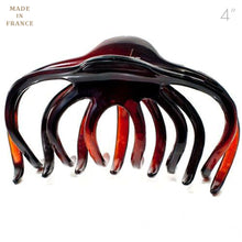 Load image into Gallery viewer, French Hump with Wave Tortoise Plastic Hair Clip