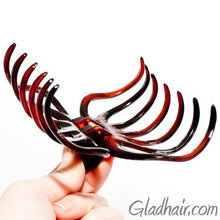 Load image into Gallery viewer, French Hump with Wave Tortoise Plastic Hair Clip