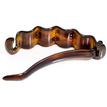 Load image into Gallery viewer, French Non Metal Tortoise Shell Wave Barrette