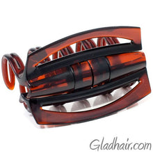 Load image into Gallery viewer, French Patented Cover Rake Plastic Hair Claw