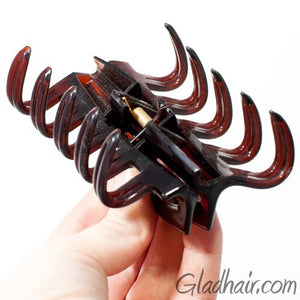 French Patented Cover Rake Plastic Hair Claw