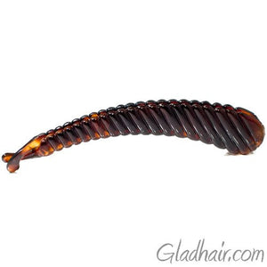 French Ribbed Plastic Banana Clip