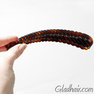 French Ribbed Plastic Banana Clip