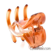 Load image into Gallery viewer, French Small Plastic Snake Skin Print Lace Hair Claw