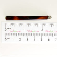 Load image into Gallery viewer, French Tortoise Shell Bobby Pins with Metal Clasps - Pack of 4