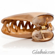 Load image into Gallery viewer, French Two Tone Hump Lock Clip 