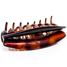 Load image into Gallery viewer, French Wave Lock Tortoise Hair Claw with Cover