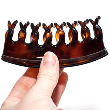 Load image into Gallery viewer, French Wave Lock Tortoise Hair Claw with Cover