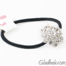 Load image into Gallery viewer, Glass Crystals with Rhodium Silver Finish Hair Band