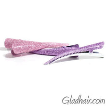 Load image into Gallery viewer, Glittery Beak Clips - Card of 4