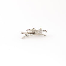 Load image into Gallery viewer, Mini Metal Silver Beak Clip with Butterfly Design - 1 piece