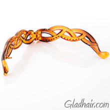 Load image into Gallery viewer, Tortoise Braid Style Plastic Banana Clip