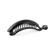 Load image into Gallery viewer, Curved Banana Black Plastic Clip