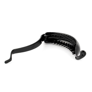 Curved Banana Black Plastic Clip