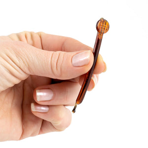 Medium Side Hair Clip Pin Button Style - Pair
