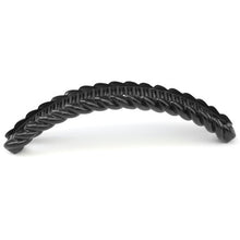 Load image into Gallery viewer, Black Barley Twist Banana Clip