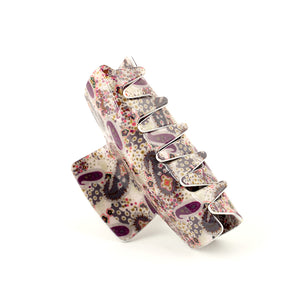 Paisley Purple Medium Hair Claw