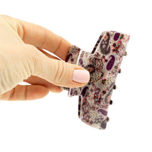Load image into Gallery viewer, Paisley Purple Medium Hair Claw