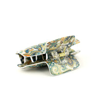 Load image into Gallery viewer, Paisley Green Medium Hair Claw