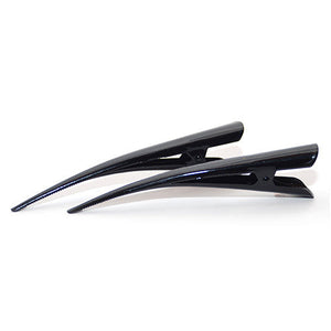 Large Metal Colored Enamel Beak Clips - Pair