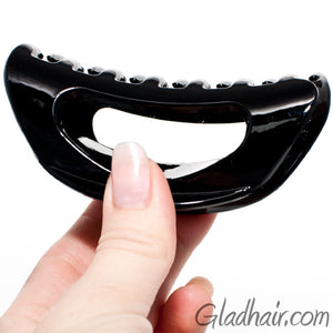 Black Plastic Hair Clamp