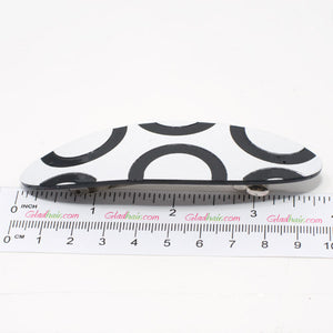 Black and White Design Barrette