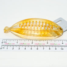 Load image into Gallery viewer, Plastic Translucent Glitter Fish Clip