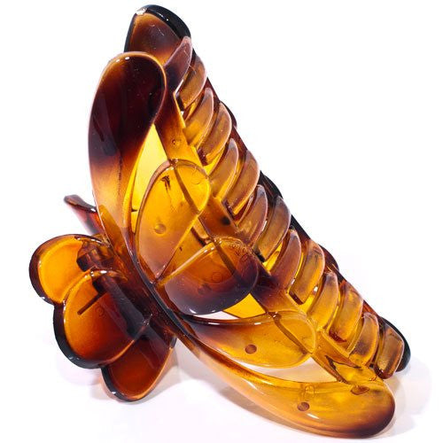 Large Flower Style Curved Sided Plastic Claw