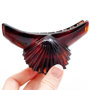 Large French Scallop Top Shell Plastic Hair Claw